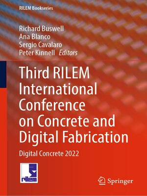 cover image of Third RILEM International Conference on Concrete and Digital Fabrication
